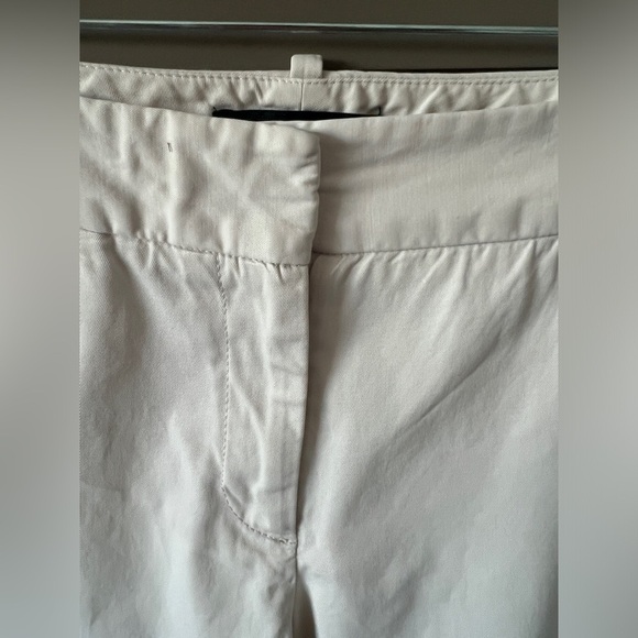 Talbots signature size 8 beige cropped pants - Picture 2 of 9